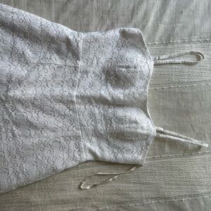 Lilly Pulitzer White Lace Wide Leg Jumpsuit